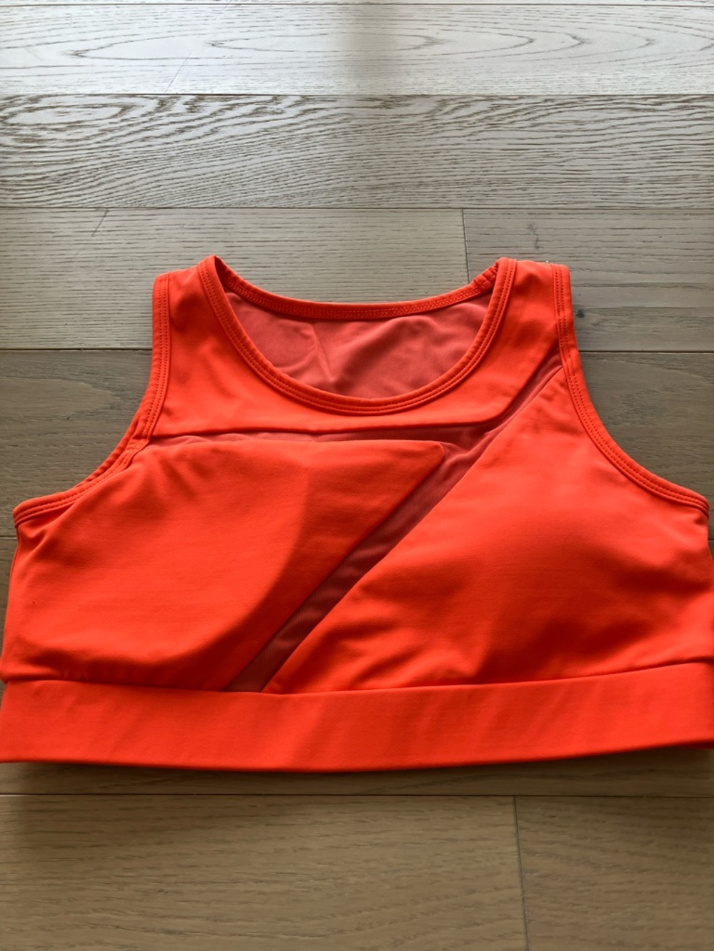 Cleo Harper Orange Mesh Bra
